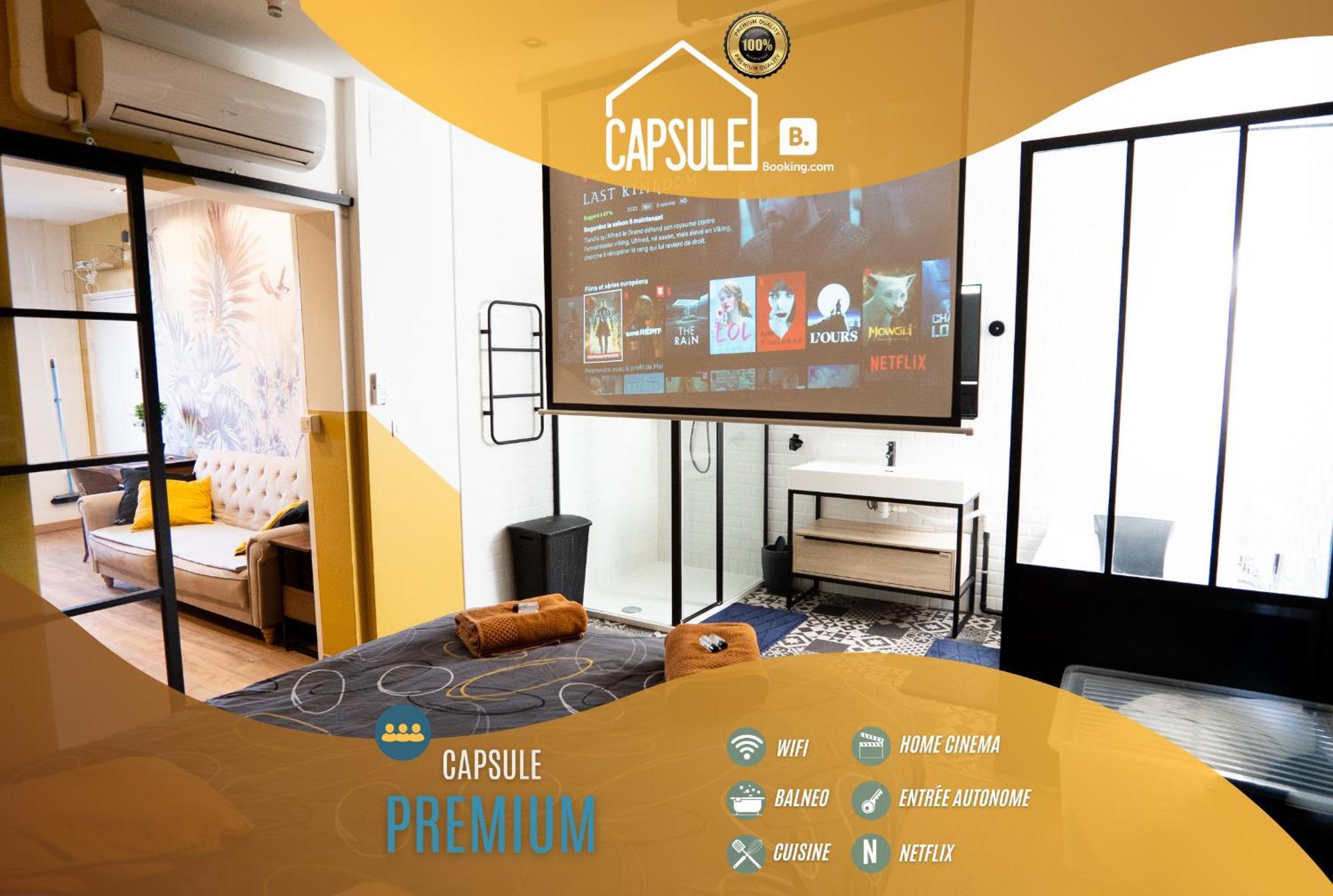 Capsule Premium Balneo & Home Cinema Valenciennes Exterior foto